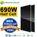 700W Monocrystalline Solar Power System with 25-Year Warranty and Solar Battery Bank
